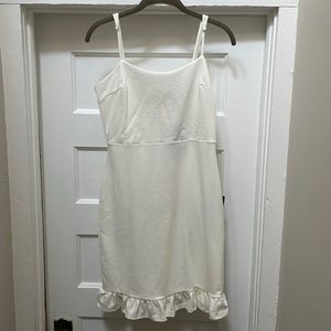 Lulus white body on dress